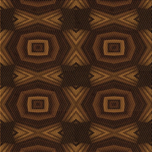 Ahgly Tapis d'Intérieur Lavable en Machine Carré Marron Selle, 8 Pieds Carré