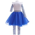 thumbnail image 2 of Costumes de Cheerleader pour Filles Robe Halloween Fête d'Anniversaire Cosplay, 2 of 6