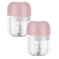 thumbnail image 1 of Oleegame 2PC Newes Wireless Mini Electric Food Chopper Vegetable Fruit Garlic Red, 1 of 3