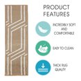thumbnail image 2 of Plaza Collection Contemporary, Cozy, Vibrant and Soft Stair Tread Mats & Rugs, 9'' x 28'', 2 of 5