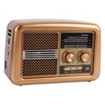 thumbnail image 1 of Radio Portable à Bande Complète, Radio Météo AM SW, Double Alimentation d'Urgence avec Lecture de Musique Multi-Sources, pour Maison Cuisine Extérieur, 1 of 7