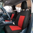 thumbnail image 2 of For 2020-2024 Ford Explorer Base FH Group Neoprene Custom Fit Car Seat Covers Water Resistant - Front Seats Red, 2 of 7