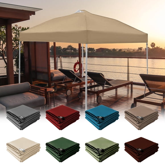 Sentmoon Camping Tent Party Tent Thickened Cloth Telescopic Tent Sunshade Rainproof Stall Folding Tent for Hiking and Climbing