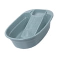 thumbnail image 3 of jifeng Hand Wash Basin Laundry Wash Tub with Washboard Non Slip Washing Clothes Laundry turquoise, 3 of 9