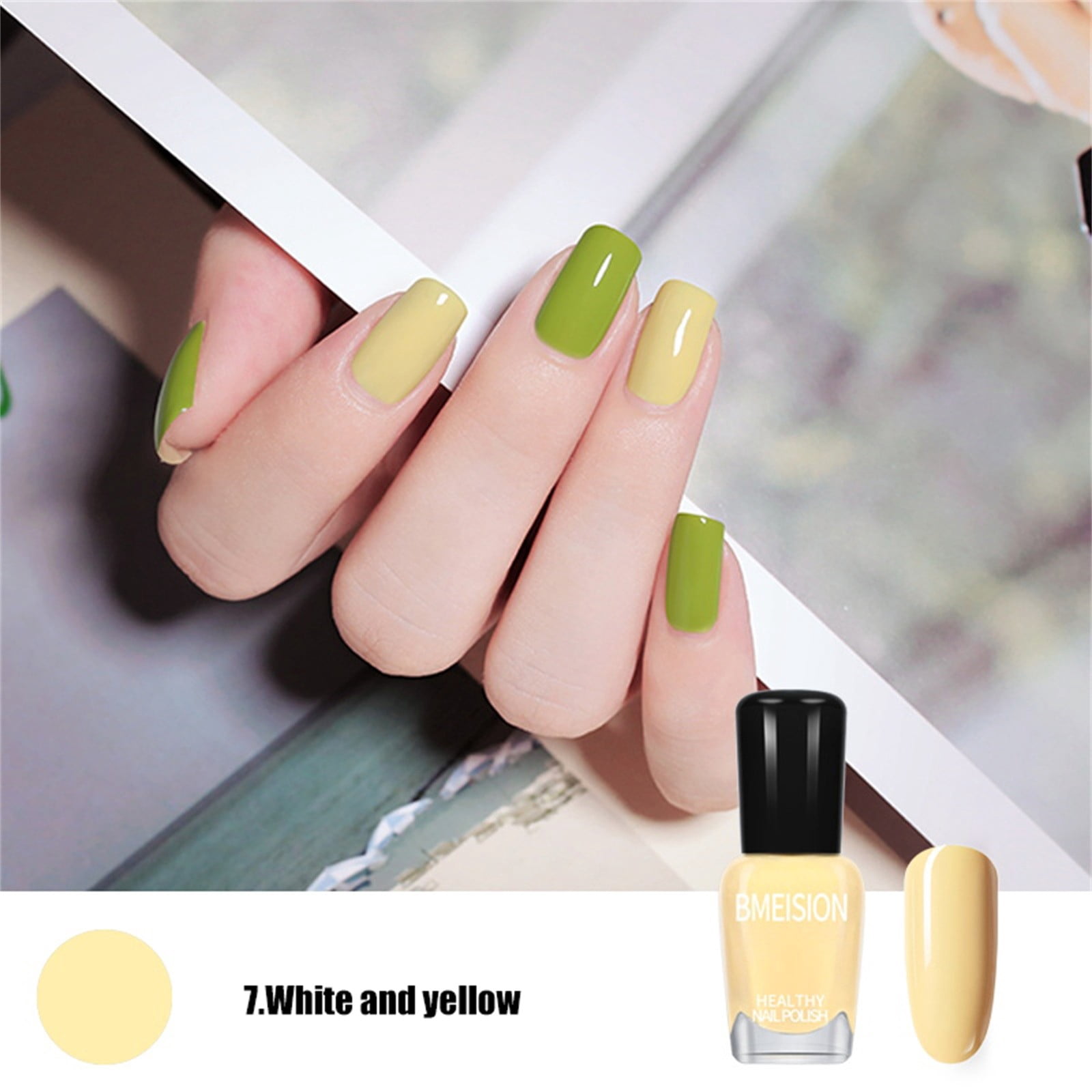 FcBaudy Nail Polish, Gifts for Women Matte nail polish Long-lasting no-bake whitening quick-drying matte nail polish 8ml Nail stickers
