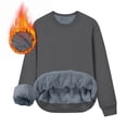 thumbnail image 4 of QIPOPIQ Chandail en Molleton Ras du Cou pour Hommes Manches Longues Décontracté Chaud en Polaire Chandail Liquidation, 4 of 9