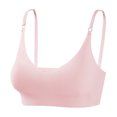 thumbnail image 1 of Timegard Seamless Bras for Women Wireless Spaghetti Strap Full Support Breathable Comfy Daily Bras, 1 of 3