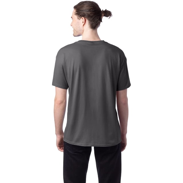 Hanes 5170 Comfortblend Ecosmart T-Shirt à Col Rond pour Hommes Taille 2X, Gris Fumée.