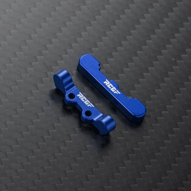 mmirethe Aluminum Alloy Durable Front Rear Suspension Arm Mount For 1/16 LOSI Mini-B Mini-T RC Car Part RC Car Accessories Dark Blue