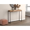 thumbnail image 3 of Safdie & Co. Table Console 35L Bois Brun Récupéré Plateau Creux, 3 of 4