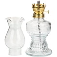 thumbnail image 2 of MasteelfCA Oil Lamp Rustic Kerosene Lamp Retro Style Indoor Hurricane Lamp Oil Lantern, 2 of 8