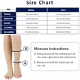 thumbnail image 2 of QUTETN Open Toe Compression Socks 20-30 mmHg Knee High Support Stockings for Men Women, 2 of 7