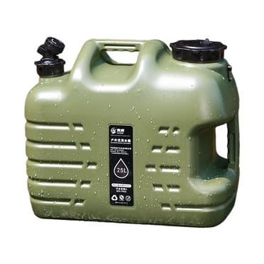 Récipient d'Eau avec Robinet, Baril de Stockage d'Eau, Seau d'Eau pour Pique-Nique en Plein Air 25 L