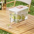 thumbnail image 4 of Pichet d'Eau Froide Grande Capacité avec Robinet - Sans BPA, Étanche, 2,5l pour Limonade, Thé Glacé, Réfrigérateur, 4 of 7