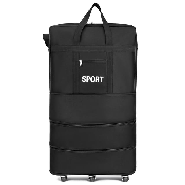 Eccomum Sac de Valise Extensible Sac de Bagage à Roulettes Pliable pour Voyage Affaires