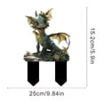 thumbnail image 3 of EGNMCR Flying Dragon Garden Acrylic Floor Plug Acrylic ground plug, 3 of 8