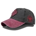 thumbnail image 2 of MIASHUI Canada Washable Baseball Hat Classic Adjustable Cap for Men Women,Hot Pink,One Size, 2 of 9