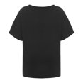 thumbnail image 3 of Toddler Girls Summer Tops Tees Baseball Cartoon Print Solid Color Short Sleeved T Shirt Daily Spring Shirts For Kid 4-6 T, 3 of 4
