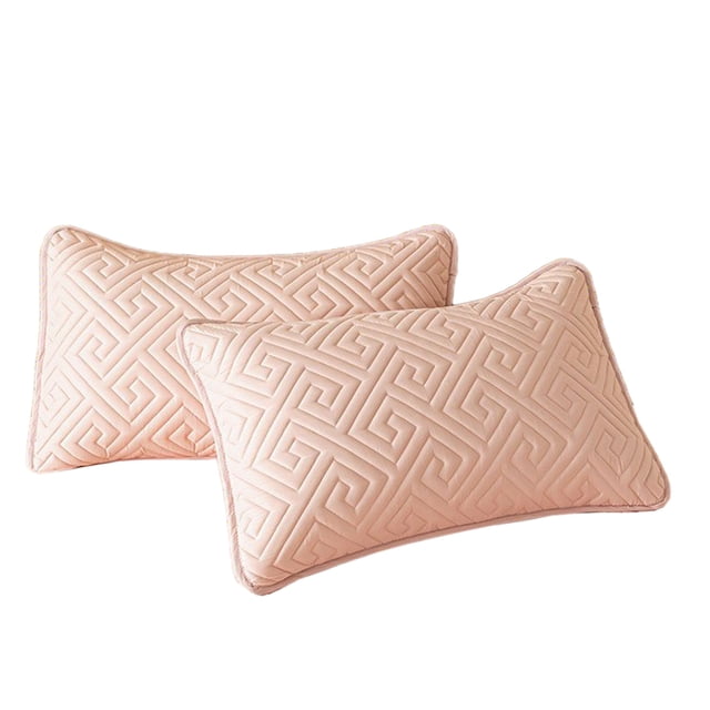 Yhmxh Bedding Pillowcases Standard Size Set Of 2 Decorative Quilted Pillowcases Skin-friendly Throw Blanket Machine Washable Microfiber Bed Sheet Set