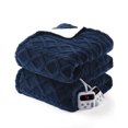 thumbnail image 1 of Electric Heated Throw Blanket - 10 Adjustable Heat Levels, 10-Hour Timer, ETL Certified, Portable, Washable, Fast Heating - 50x60 inches, 1 of 6