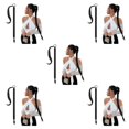 thumbnail image 2 of ziyahi DIY For Different Braids Hair Extension For Instant Volume Braided Ponytail Extension Change Style black 5Set, 2 of 6