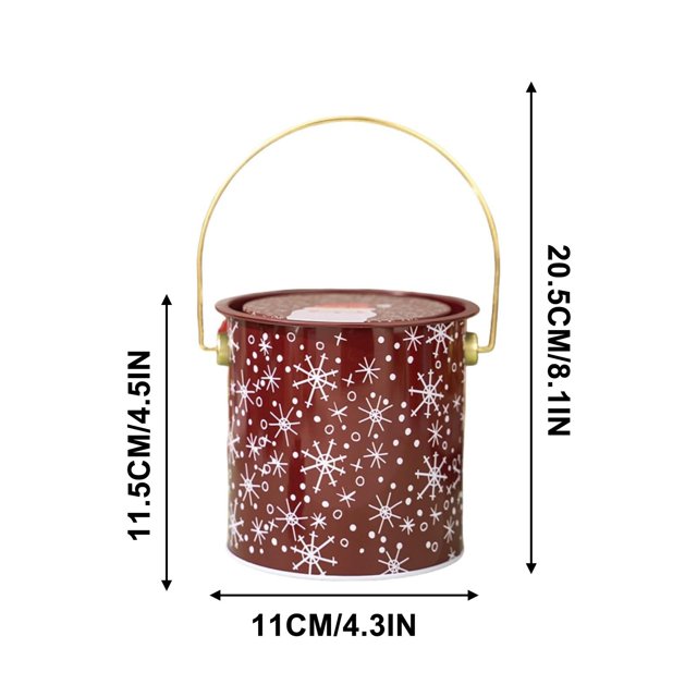 Bdday Fruit Basket Christmas Vintage Cookies Jar Cookiess Jars for Kitchen Counter Airtight Jar Cookies Containers Cookies Tin with Lids for Gift Giving Large Cookies Small Basket