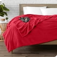 thumbnail image 2 of Bare Home Microplush Fleece Blanket - 300 GSM - Fuzzy Microfleece - Soft & Plush - King, Red, 2 of 5