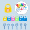 thumbnail image 2 of and Locks Set Montessori Educational Logical Thinking Sensory Toys 26 Locks 26 Keys, 2 of 5