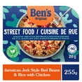thumbnail image 1 of BEN'S ORIGINAL Cuisine de Rue Riz à la Jamaïcaine avec Haricots Rouges et Poulet, Plat Préparé, au Micro-ondes en 90 Secondes, 255 g, 1 of 8