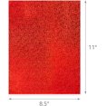 thumbnail image 2 of Papier Holographique Auto-Adhésif, 8.5 Pouces par 11 Pouces, Rouge Scintillant, 2 of 4