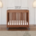 thumbnail image 3 of Foundations Boutique Mini Crib, Cherry, 3 of 8