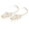 thumbnail image 1 of 7 ft. Cat6 Snagless Unshielded Slim Ethernet Network Patch Cable - White, 1 of 1