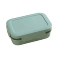 thumbnail image 1 of Student Bento Box,Large Capacity,Double Layer Sealed Salad Box,Microwave Oven Heated Lunch Box, 1 of 2