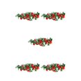 thumbnail image 1 of stanreset 1/2/3/5 Artificial Flower Plant Fake Vine Roses Simulation Rose Self-Assembly Party Balcony Garden Restaurant Living Room Garland Red 5PCS, 1 of 6