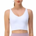 thumbnail image 2 of Yuyuzo Sports for Women Seamless Full Coverage Quick Dry Workout Bra Wireless Crop Tank Tops Undewear, 2 of 7