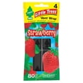 thumbnail image 1 of LITTLE TREES assainisseur d'air Vent Wrap Strawberry 4-Pack, 1 of 8