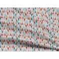 thumbnail image 5 of oneOone Rayon Maroon Fabric Triangle Craft Projects Decor Fabric Printed By The Yard 56 Inch Wide-VK, 5 of 5
