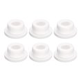 thumbnail image 1 of Unique Bargains 6 Pcs White Plug Holes, T22 Rubber Button Plug for 21mm/0.83' Hole, 1 of 6