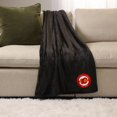 thumbnail image 1 of NHL, NBA, MLB Black Sports Throw Blanket, 50" x 60", 1 of 5