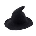 thumbnail image 1 of Modern Witch Hat Made From Fashionable Sheep Wool Halloween Witch Hat, 1 of 5