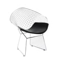 thumbnail image 2 of Plata Import Chrome/Black Diamond Bertoia Chair, 2 of 7