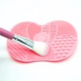 thumbnail image 3 of Baohd Makeup Brush Scrub Pad Foldable Cosmetic Cleaning Mat Silicone Brush Washing Pad M, 3 of 9