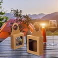 thumbnail image 2 of Wrapping Paper Category Kraft Paper Bottle with Window Hanging Foldable for Decoration Craft Wrap for Festive Presentations, 2 of 5