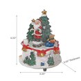 thumbnail image 2 of Boîte À Musique Père Noël En Polyrésine, 2 of 3