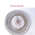 thumbnail image 2 of serony Lobster Mesh Fishing Net Prawn Crab Cage Folding Trap Net Foldable Metal Wire Fish Shrimp Basket, 2 of 8