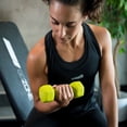 thumbnail image 2 of GoZone 32lb Neoprene-Coated Dumbbell Set – Multicolor, 2 of 6