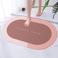 thumbnail image 4 of Meitianfacai Diatomaceous Bath Rug, Super Absorbent Quick-drying, Rubber Backing Anti-Slip ,Washable Bathroom Floor Mats, Shower Rug for In Front of Bathtub, Shower Room Decor, 4 of 9