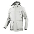 thumbnail image 1 of BADHUB Men's Waterproof Jacket with Hood Outdoor Lightweight Rain Jacket Mesh Lined Fall Softshell Solid Color Raincoat With Big Pockets Holiday Deals, 1 of 5