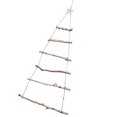 thumbnail image 3 of Christmas Tree Wall Hanging Wooden Strips Xmas Tree Decor Wall Pendants Window Props Decoration Gift, Log, 7 Layer, 3 of 6