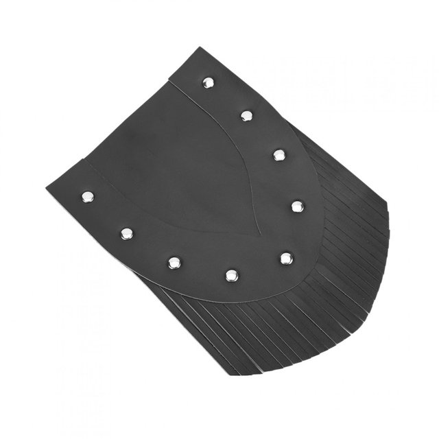 LAFGUR Motorcycle Mud Flap, Universal Leather Front Mud Flap With Tassel Motorcycle Modification Accessories To Protect Your Tires